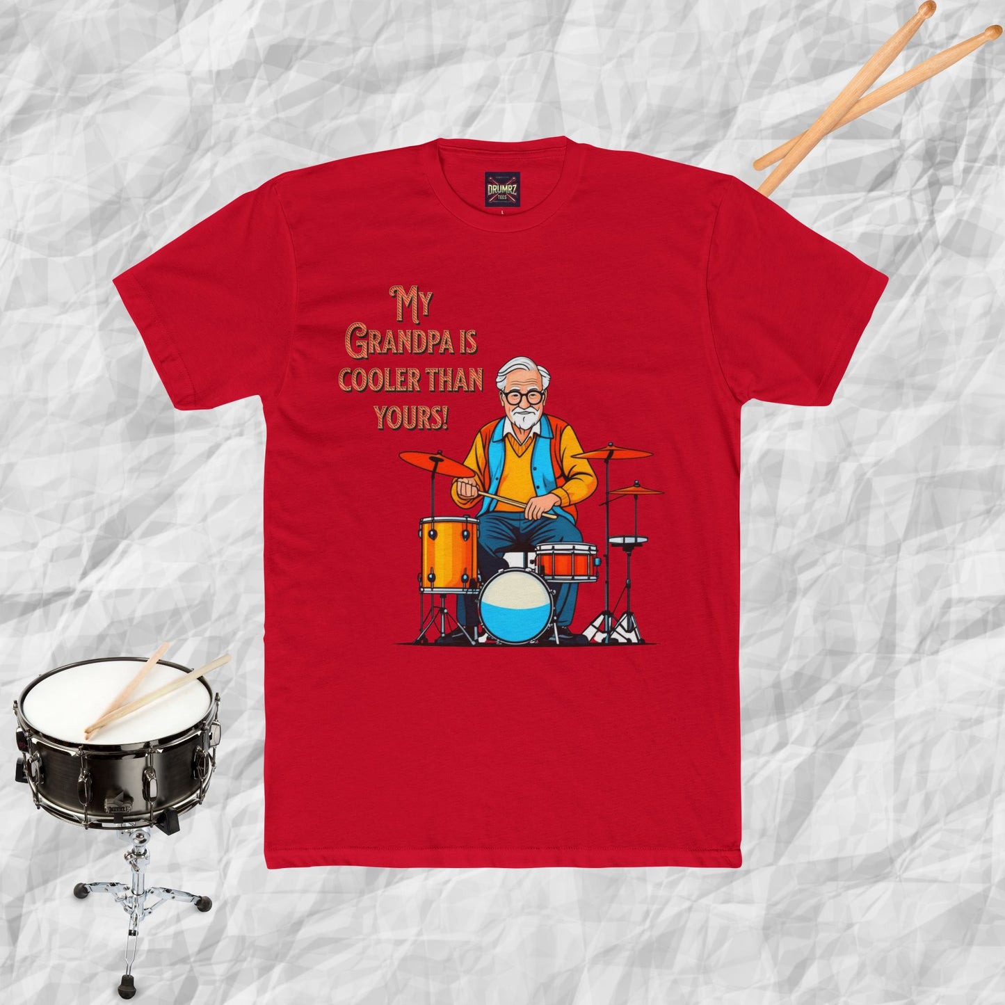 Drum-playing Grandpa