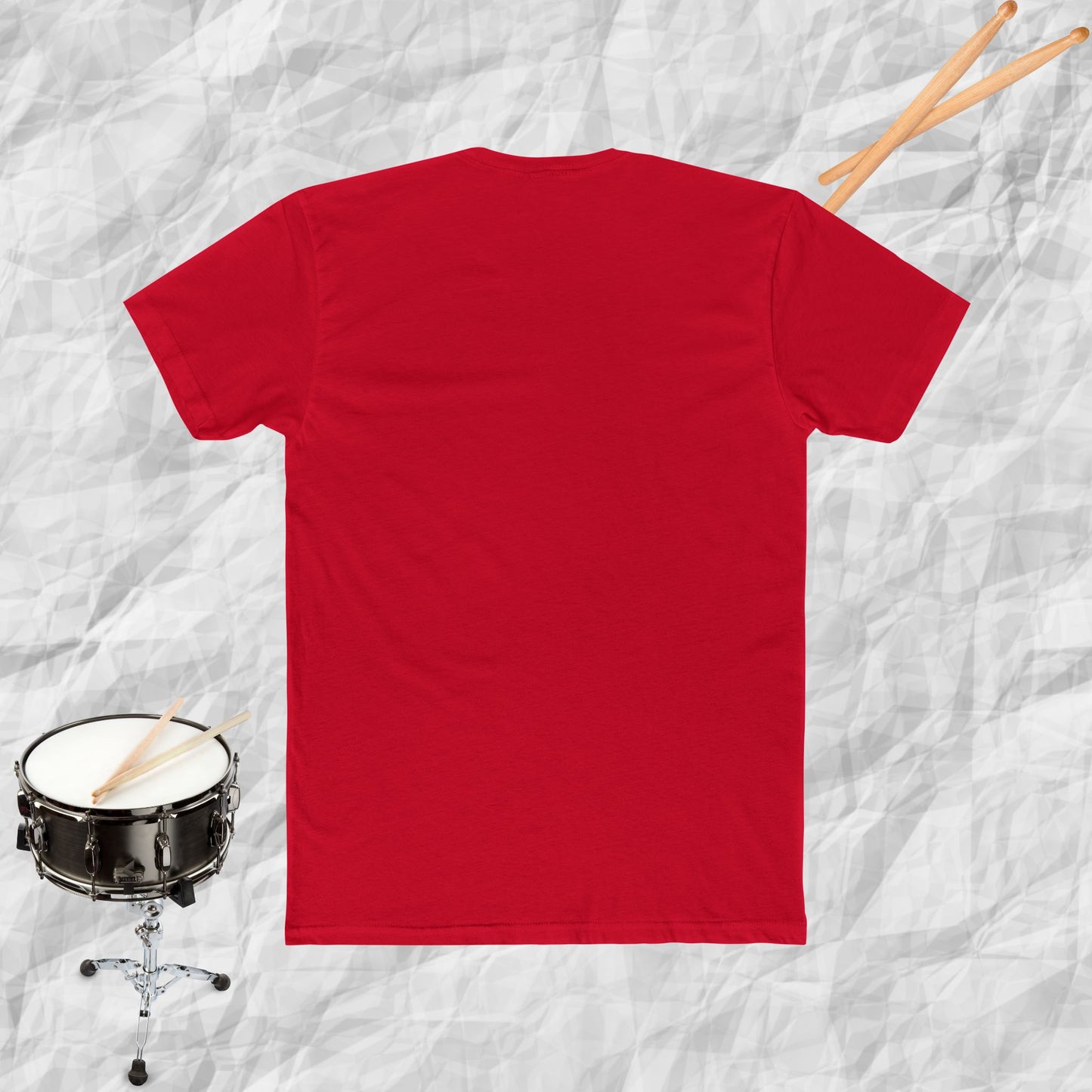 Cotton Tee with Bass Drum Vibes