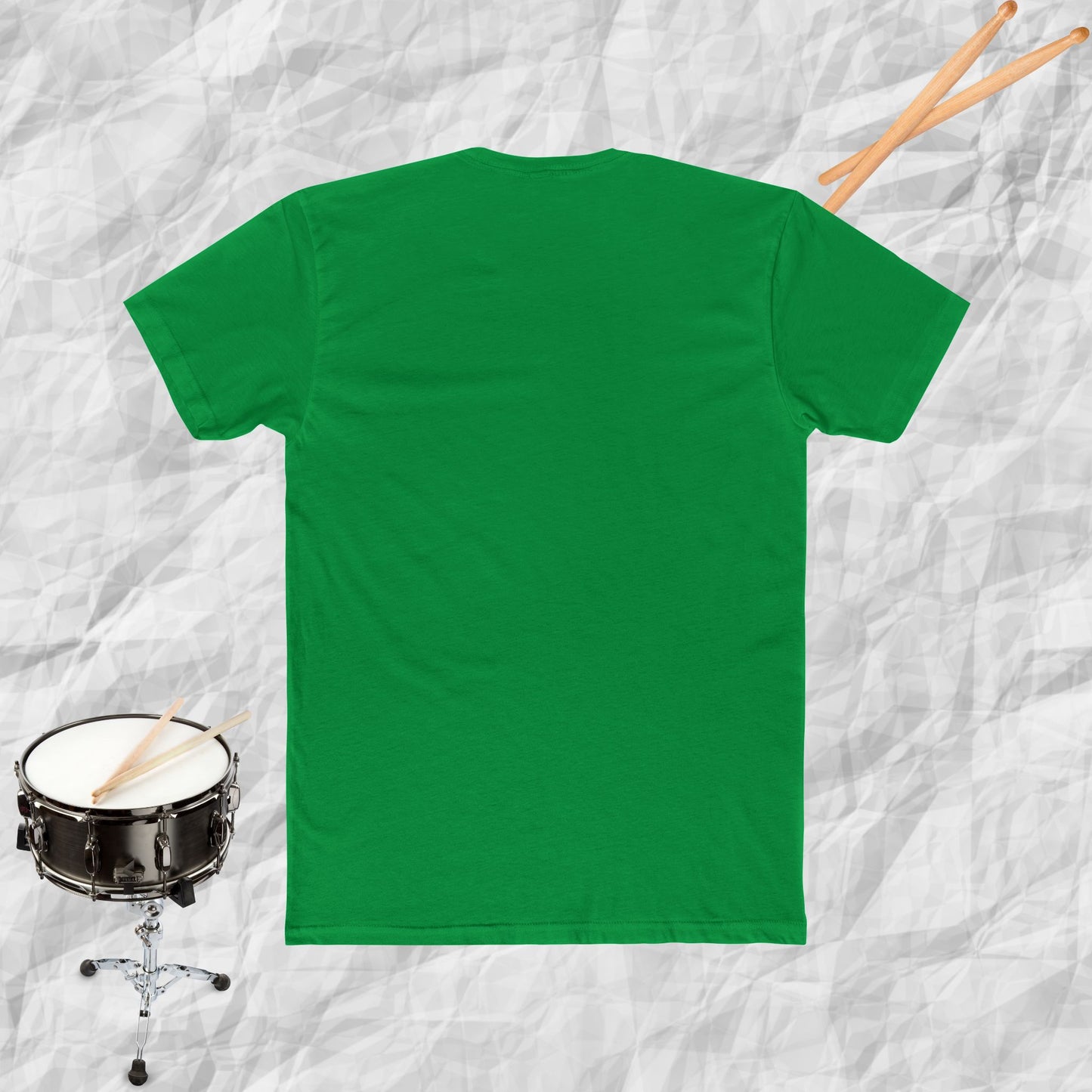 Cotton Tee with Bass Drum Vibes