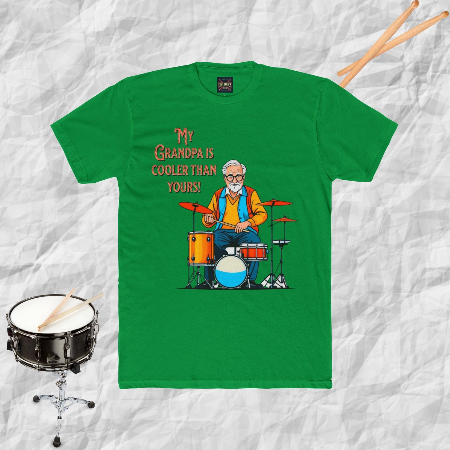 Drum-playing Grandpa