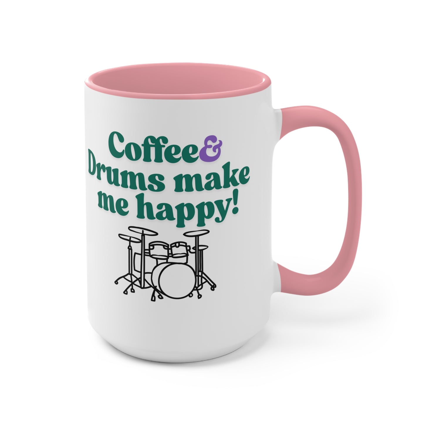 Drummer's Ceramic Mug - Perfect Gift for Musicians, Music Lovers, Birthday, Holiday, Coffee Lover, Drum Enthusiast
