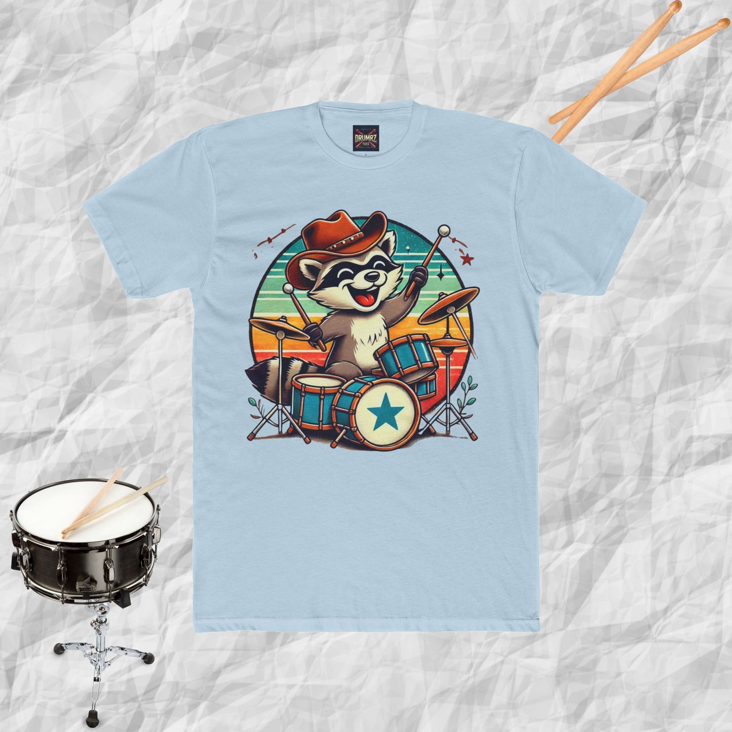 Raccoon Drummer