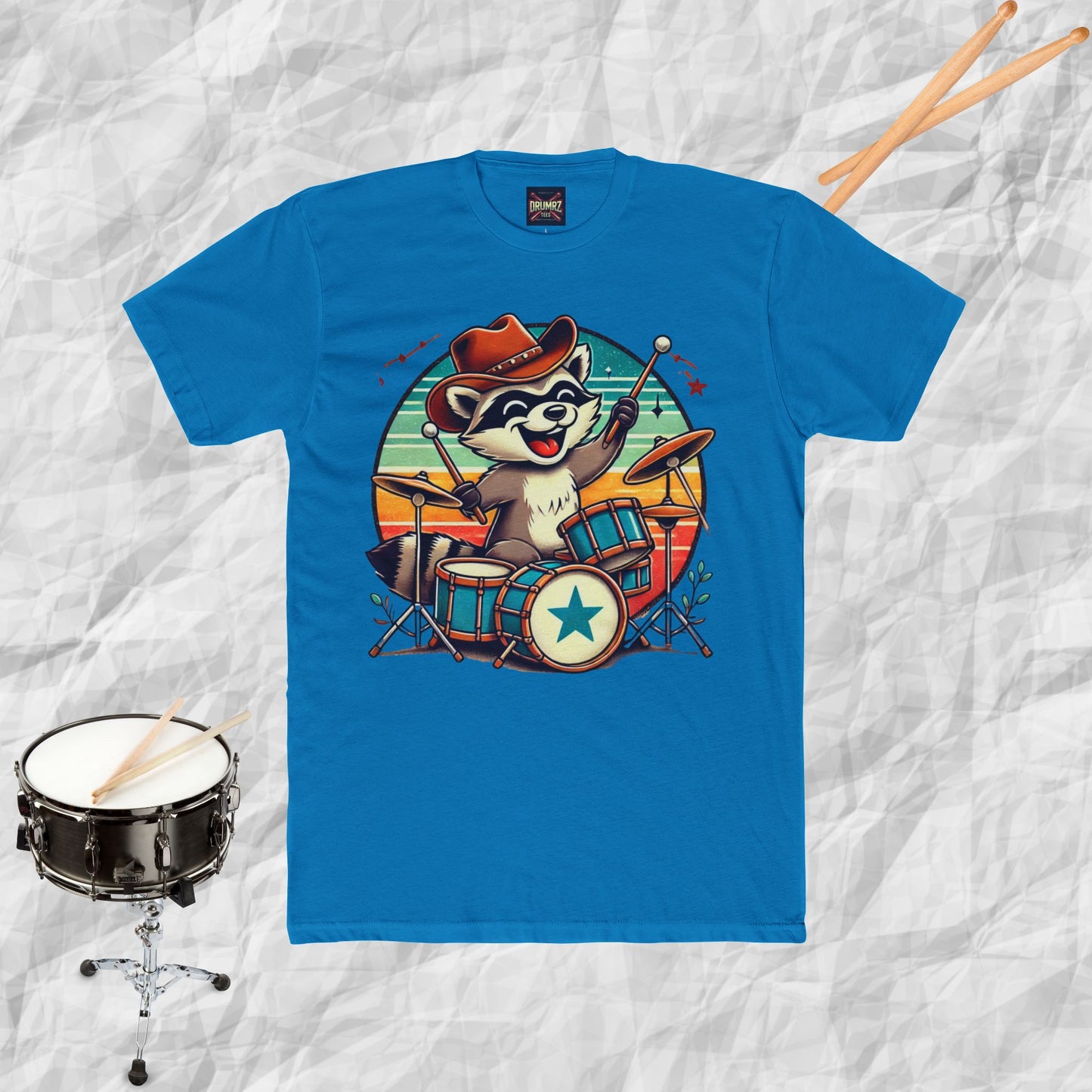 Raccoon Drummer