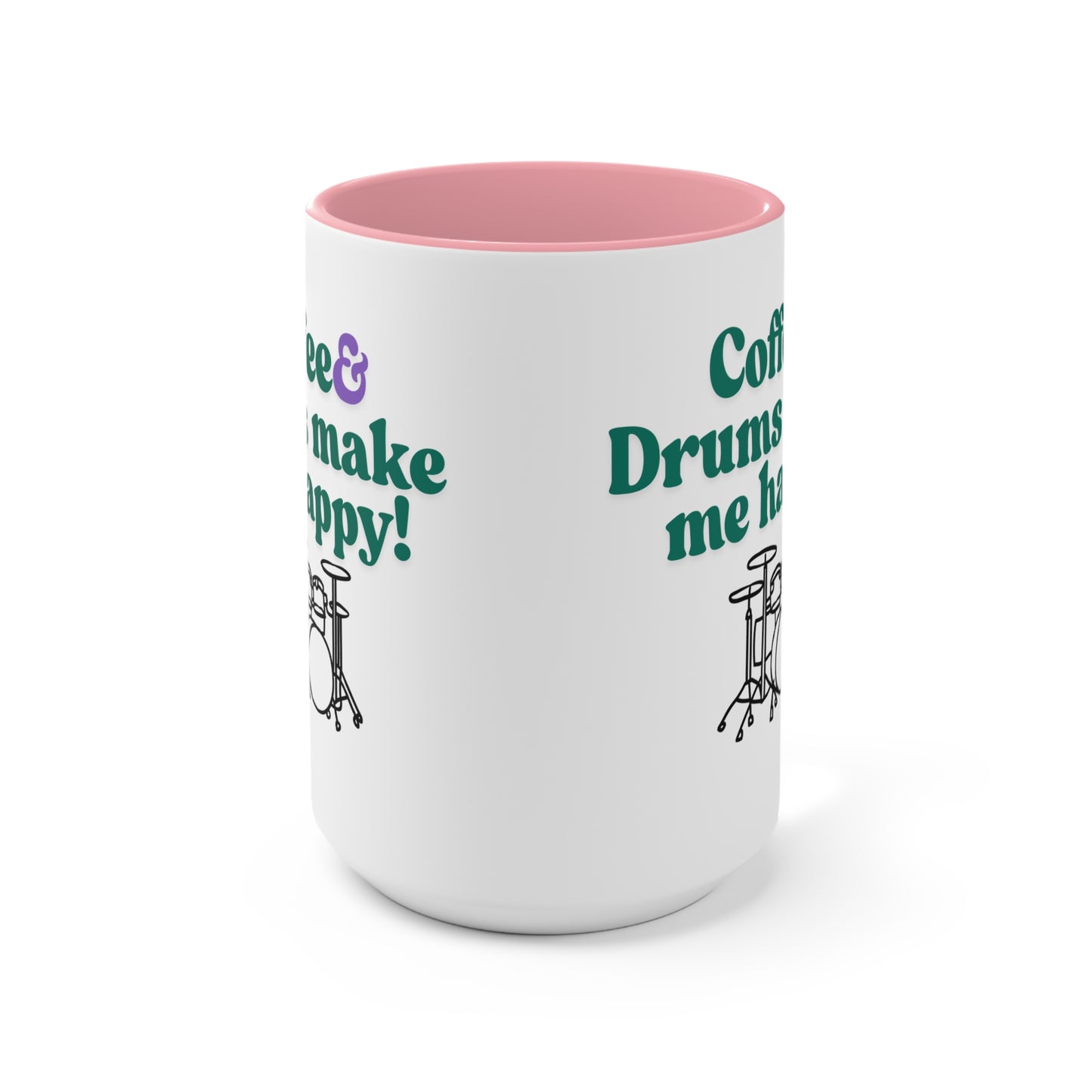 Drummer's Ceramic Mug - Perfect Gift for Musicians, Music Lovers, Birthday, Holiday, Coffee Lover, Drum Enthusiast