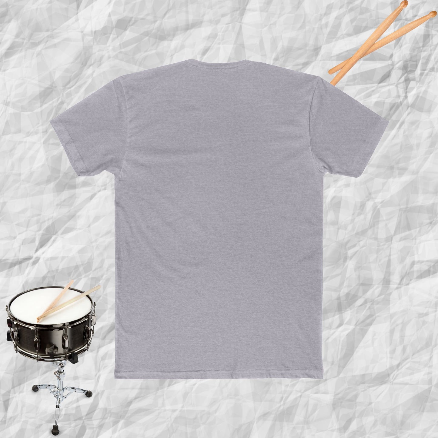 Cotton Tee with Bass Drum Vibes