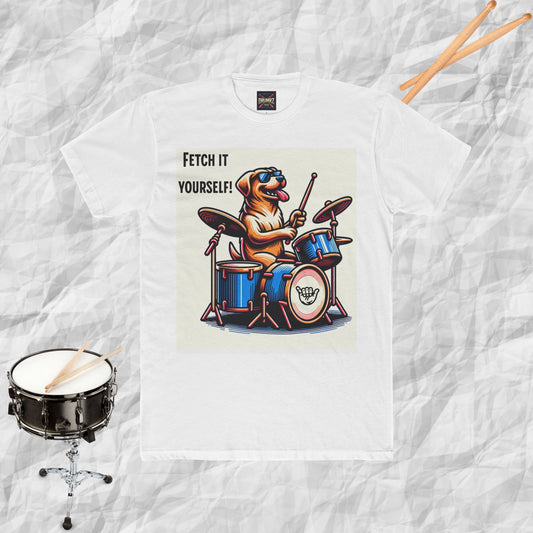 Dog Playing Drums, Fetch It Yourself