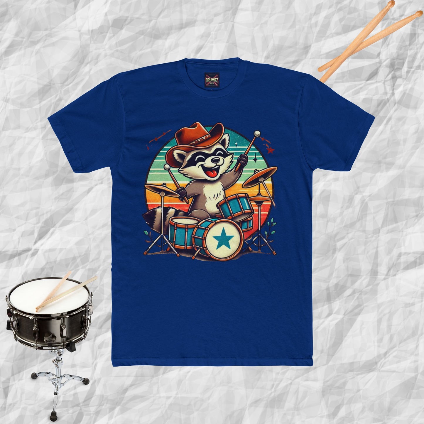 Raccoon Drummer