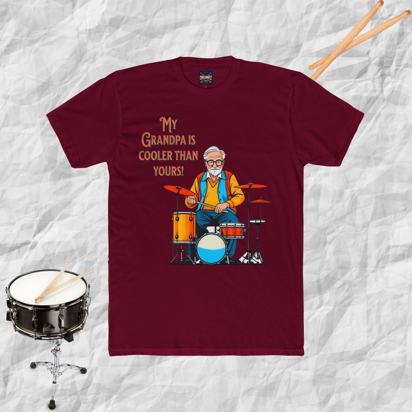 Drum-playing Grandpa